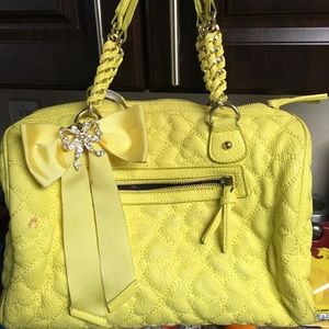 Betsey Johnson yellow bag